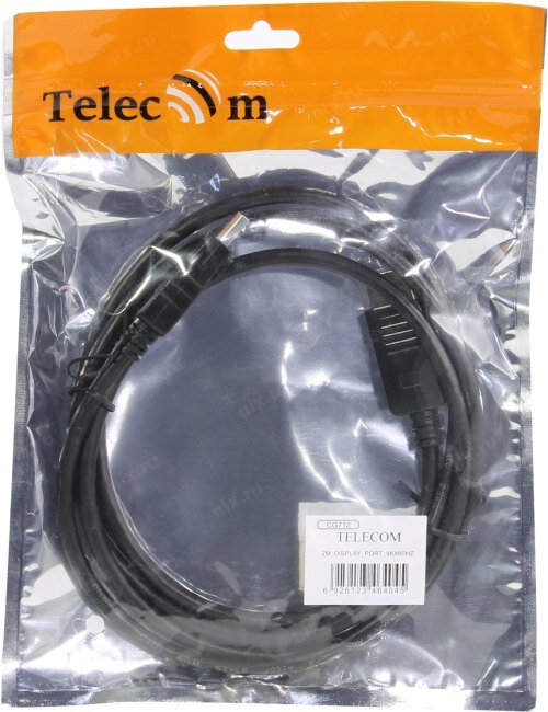 Аксессуар Telecom DisplayPort - DisplayPort 1.2V 4K 2.0m - фото №11