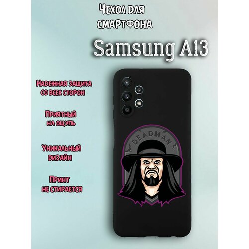 Чехол для телефона Samsung A13 c принтом персонаж undertaker рестлинг