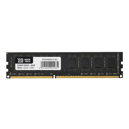 Память BaseTech DDR3 DIMM 8Гб 1600МГц CL11 Bulk 145000₽