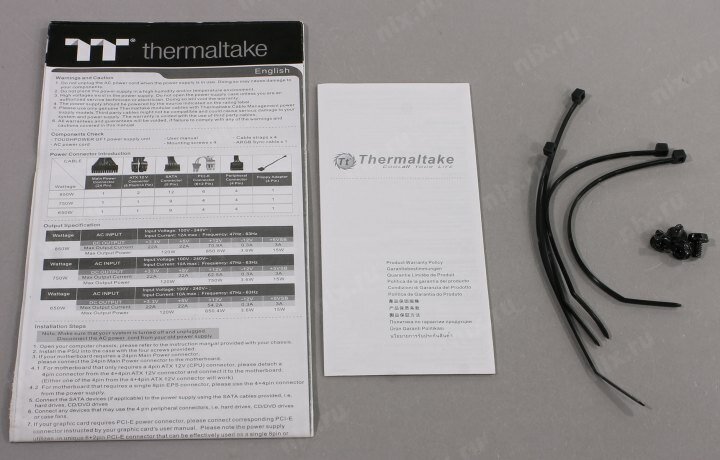 Блок питания THERMALTAKE Toughpower GF1 ARGB, 650Вт, 140мм, черный, retail [ps-tpd-0650f3fage-1] - фото №18