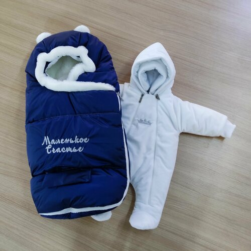 белый, синий