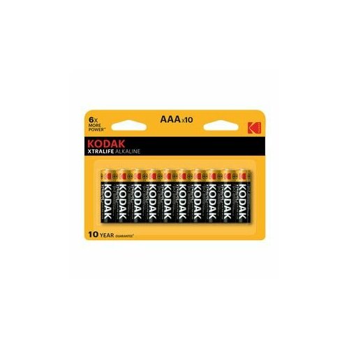 Батарейка Kodak Xtralife (Б0014331) ААА мизинчиковая LR03 1,5 В (10 шт.) (3 уп.)