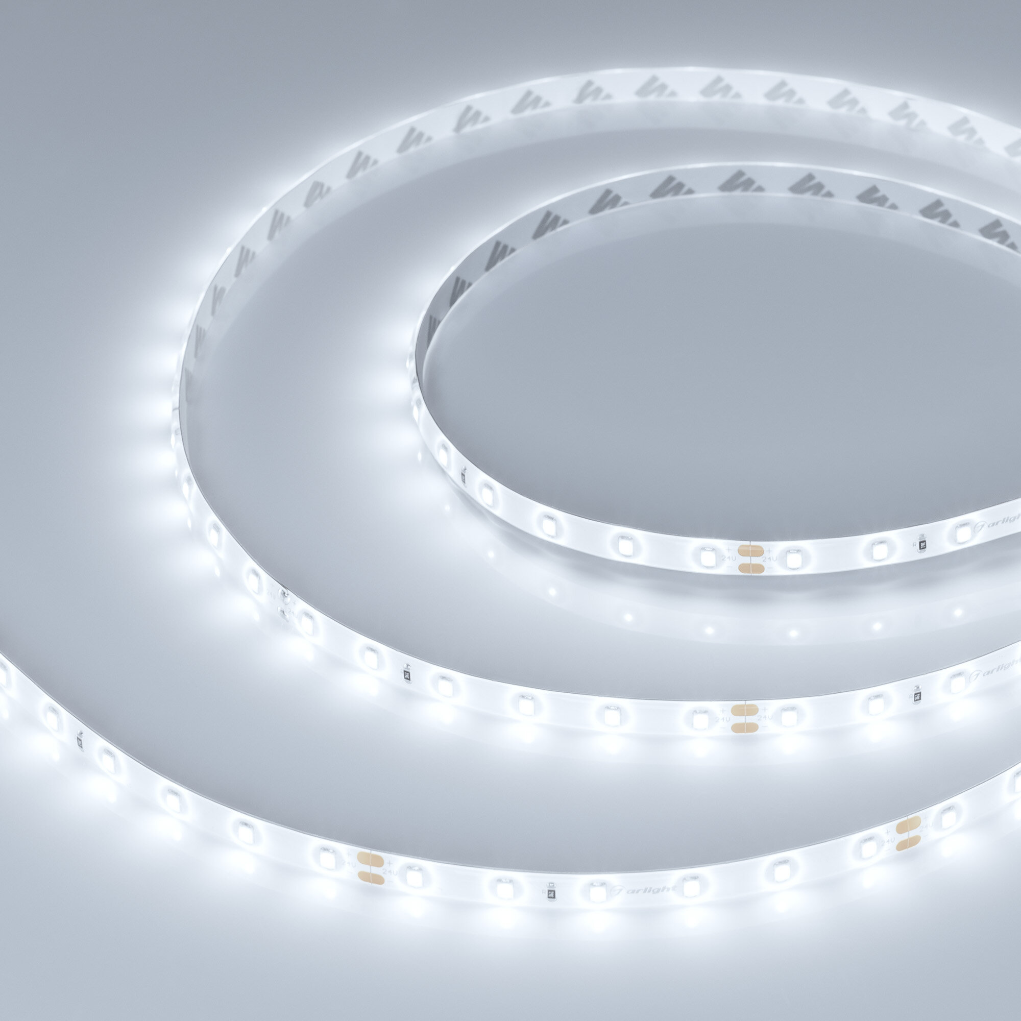 Светодиодная Лента герметичная RTW-SE-A60-8mm 24V White6000 (4.8 W/m, IP65, 2835, 5m) (Arlight, 4.8 Вт/м, IP65) 024261(2)