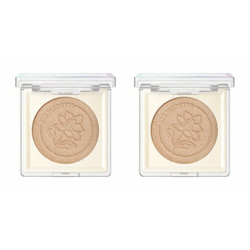 Хайлайтер Focallure, Shimmering, Skin Pressed, Highlighter, тон HS01, 3,3 гр, 2 шт