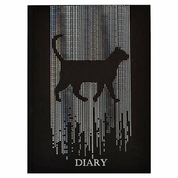 Ежедневник недатир. DIARY (Феникс) черная кошка / А5, 80 л, интегральный переплёт, полноцветная печать, тиснение фольгой, ламинация "софт-тач" вел 61466