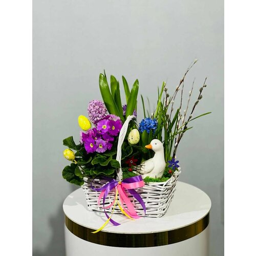 Пасхальная композиция / Весенние первоцветы / Верба живая