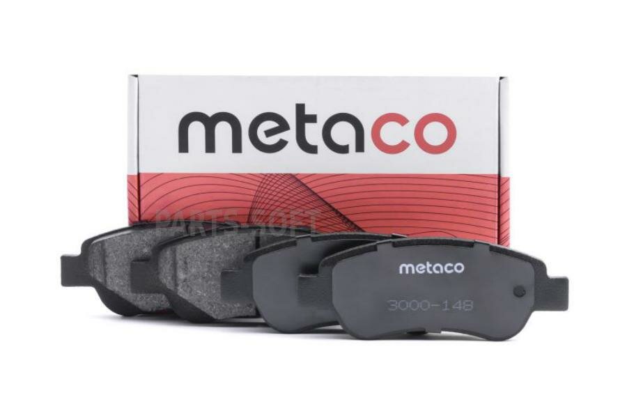 METACO 3000-148 Колодки тормозные передние к-кт Peugeot 107 (2006-2014), Citroen C1 (2005-2014)