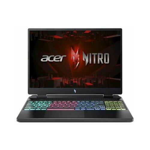Ноутбук игровой Acer Nitro 16 AN16-41-R5H9 NH QLKCD002 16 IPS AMD Ryzen 5 7640HS 43ГГц 6-ядерный 16ГБ DDR5 1ТБ SSD NVIDIA GeForce RTX 4050 для ноутбуков - 6 ГБ без операционной системы ч 11241000₽