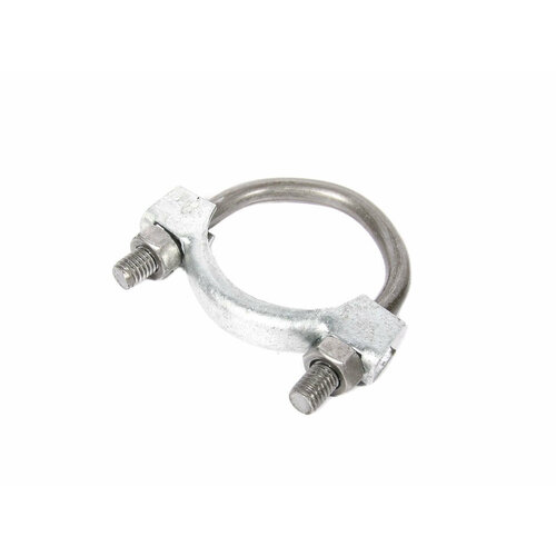 Хомут глушителя (48мм) к а/м 2101-07, ПАЗ, Москвич (1,5 бел. цинк) (г. Киров)