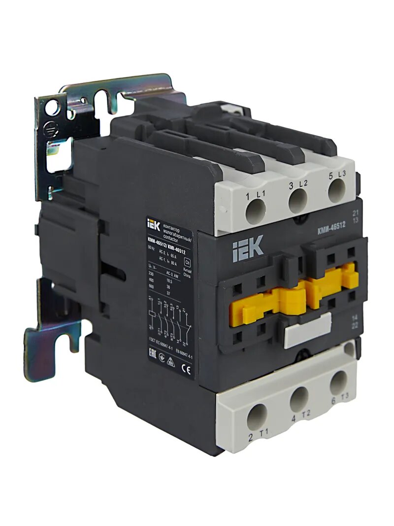 фото Контактор КМИ-46512 65А 230В/АС3 1НО;1НЗ IEK