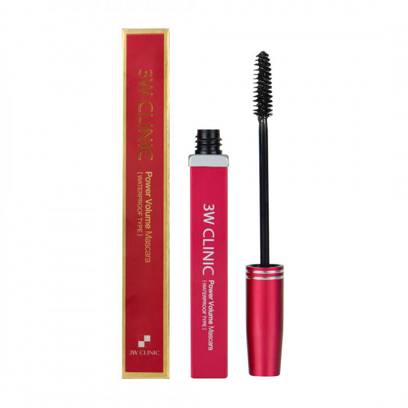 3W Clinic Тушь для ресниц водостойкая Power Volume Mascara (black) 7 ml