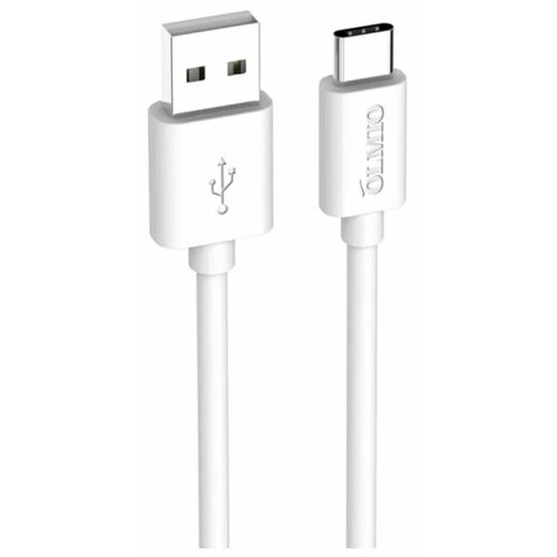 Кабель Olmio USB 2.0 - USB Type-C, 1м, белый