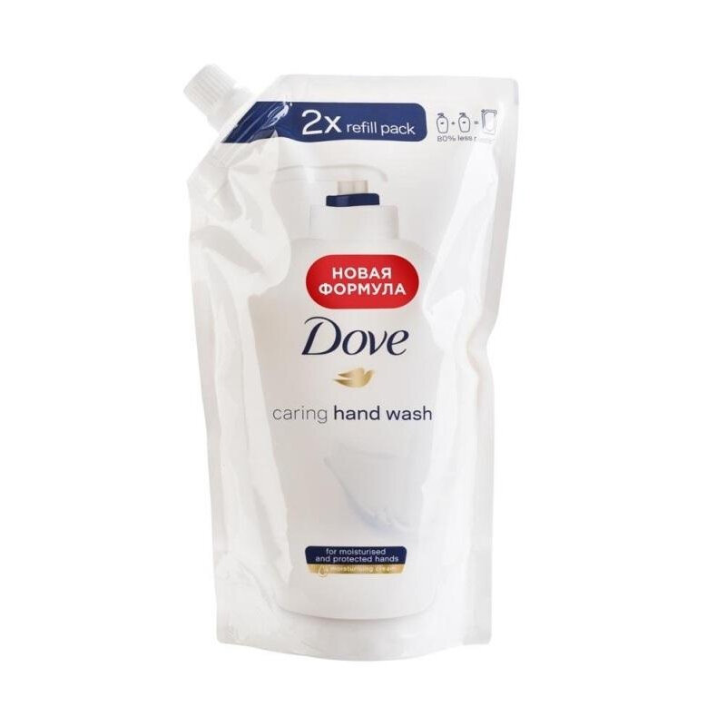 Мыло жидкое DOVE 500мл крем(мягкая упаковка) 1 шт