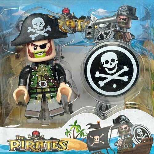 222E Конструктор minifigures The Pirates, фигурка Пираты Карибского моря 7,5 см. игрушечная сабля пираты карибского моря джек воробей pirates of the caribbean 76 см