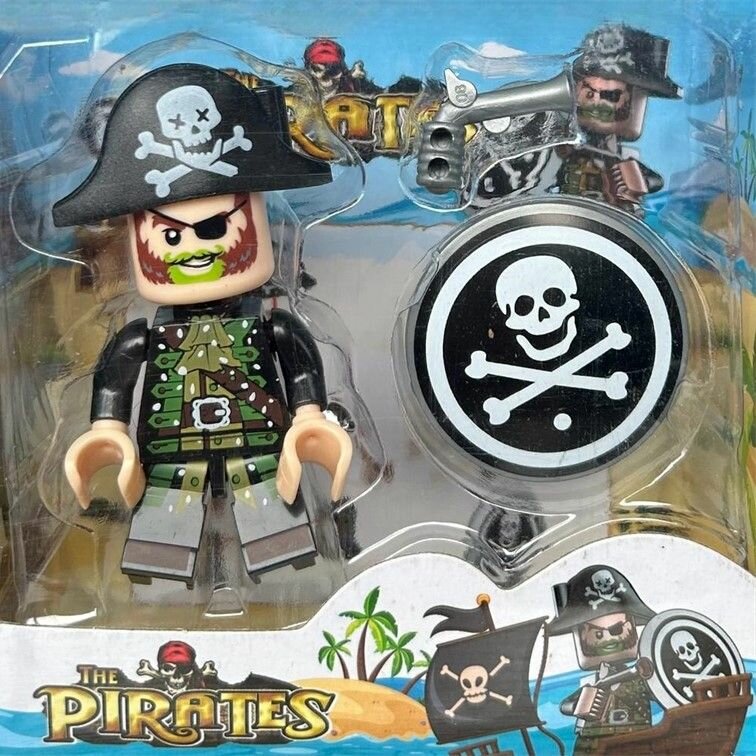 222E Конструктор minifigures The Pirates, фигурка Пираты Карибского моря 7,5 см.