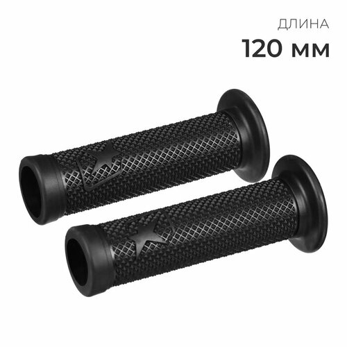 Грипсы 120 мм внутренний диаметр 24 мм цвет чёрный 584₽