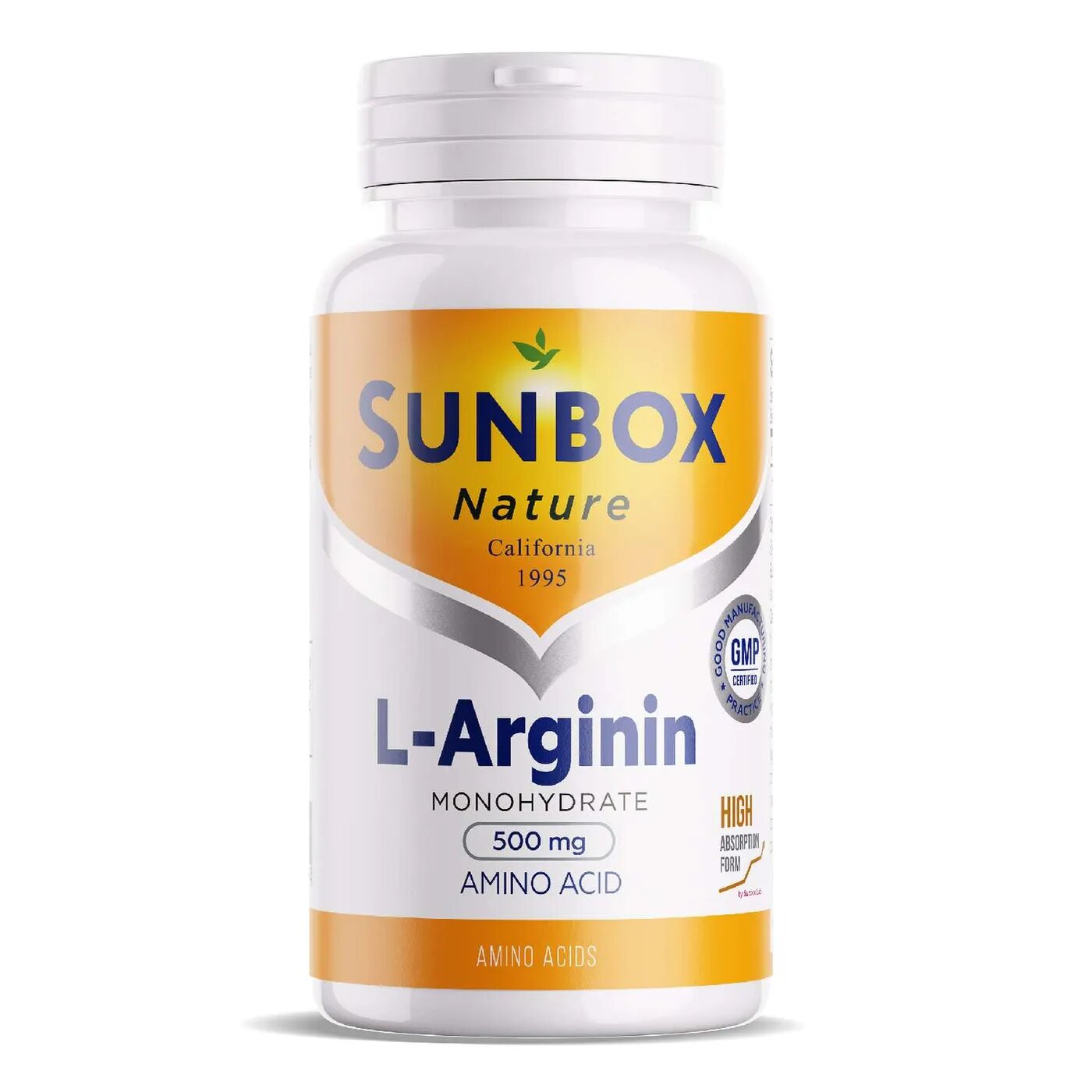 L-аргинин Sunbox Nature капсулы 60шт Nu, Нутрикеа Интернешнл, Инк (Nutricare International,Ink) - фото №3