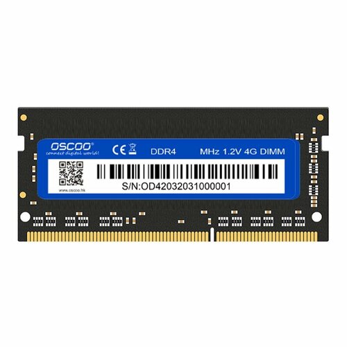 Оперативная память для ноутбука OSCOO DDR4 2666MHz 1.2V 4GB SO-DIMM модуль памяти oscoo ddr4 so dimm 8gb 2666mhz cl19 6970823626272