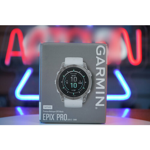 Garmin Epix Pro 51 мм Sapphire Edition Titanium with Whitestone Band 14027100₽