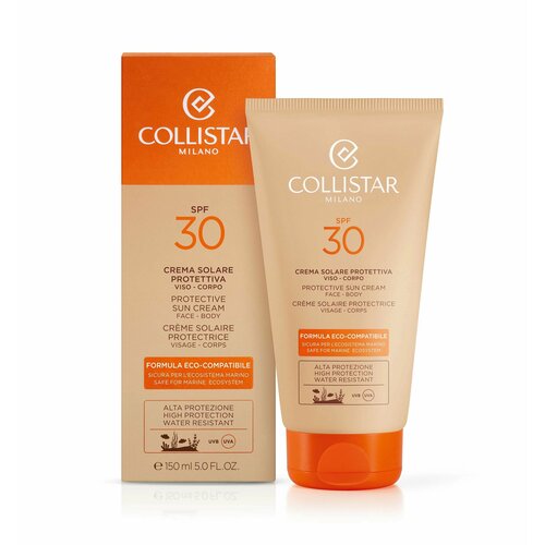Collistar - Eco-Compatible Protection Sun Cream SPF30 Солнцезащитный крем 150 мл 100% экологически чистая упаковка