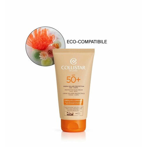 Collistar - Eco-Compatible Protection Sun Cream SPF50+ Солнцезащитный крем 150 мл 100% экологически чистая упаковка