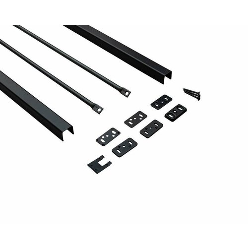 Комплект вертикальных соединительных тяг PHX 04 (для дверей высотой до 2270 мм), черные 1 ком.