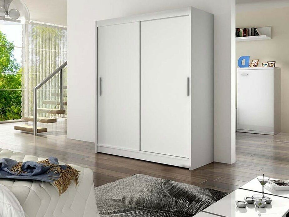 Шкаф-купе Дания 2 Белый 101 NW 210*60*240 см GOODFORM Для одежды, в прихожую, в спальню,