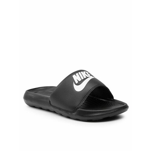 шлепанцы victori one slide nike sportswear цвет black volt Шлепанцы NIKE, размер EU 39, черный