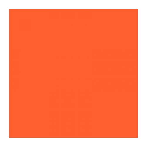 Оранжевый бумажный фон FST 2,72x11м . 1023 ORANGE