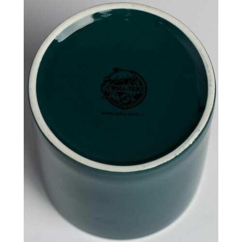 Керамическое кашпо с тиснением Лампочка, 8 х 9,5 см