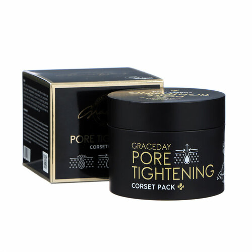 маска для очищения и сужения пор grace day pore tightening corset pack 120 гр Маска для лица Grace Day глиняная, очищение и сужение пор, 120 мл