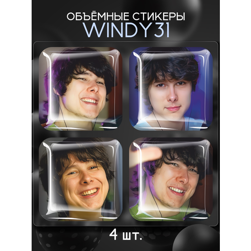 Наклейки на телефон 3D стикеры Windy31 Андрей Винди