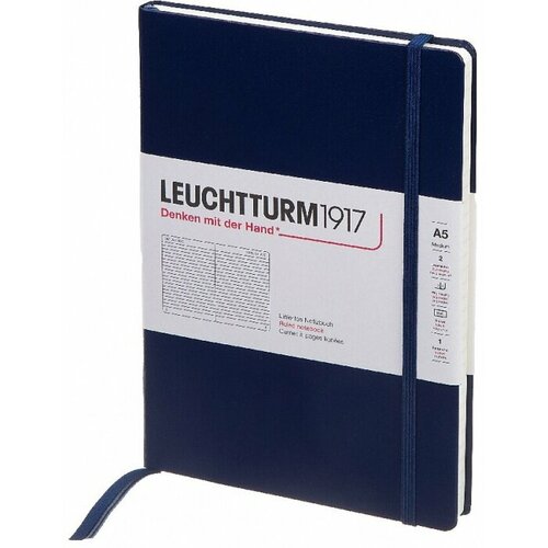 Leuchtturm 342922 Блокнот leuchtturm classic a5 80 гм2 251 стр в линейку твердая обложка синий неви 3509₽