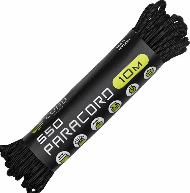 Паракорд 550 CORD nylon 10m RUS (black)