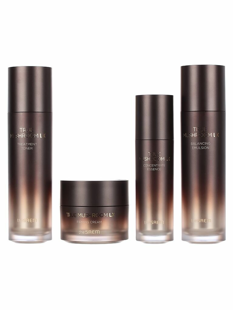 The Saem Набор уходовый антивозрастной True Mushroom LX Skin Care 3 SET (тонер, эссенция, эмульсия, крем)