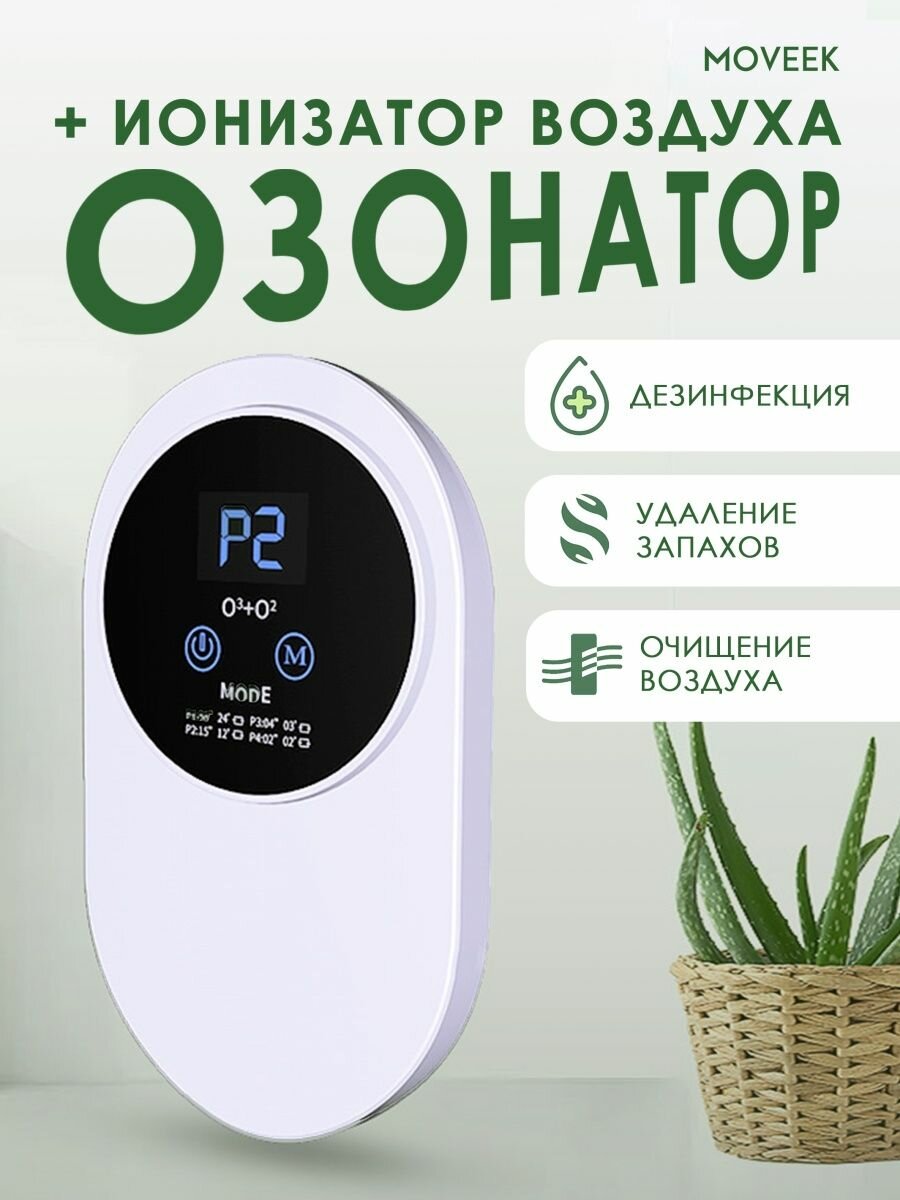 Озонатор переносной Air Purifier. Очиститель воздуха для помещений, автомобилей, шкафов и холодильников.