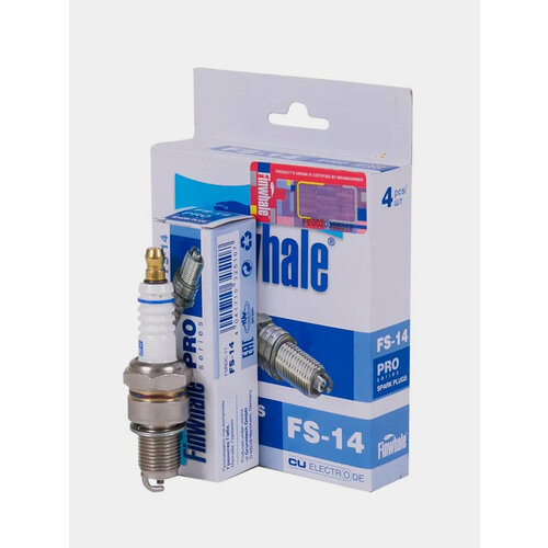 Свечи зажигания FINWHALE FS14 комплект 4 штуки 1318₽