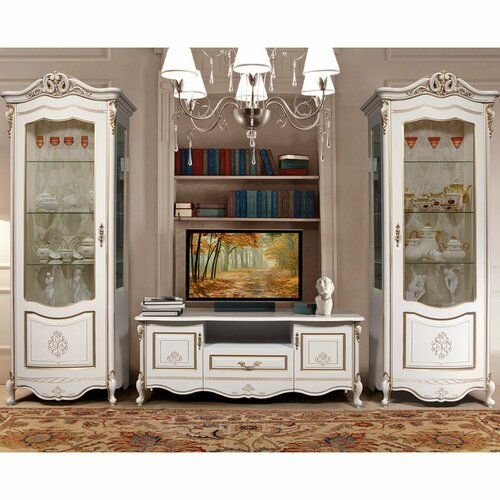 Гостиная Слониммебель Аллегро 2,3,4 белый