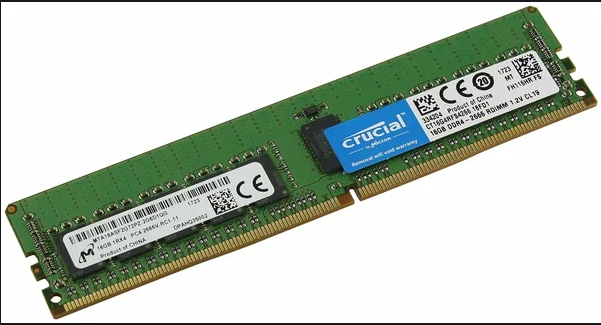 Оперативная память Crucial 16 ГБ DDR4 2666 МГц DIMM CL19 CT16G4RFS4266.18FD1