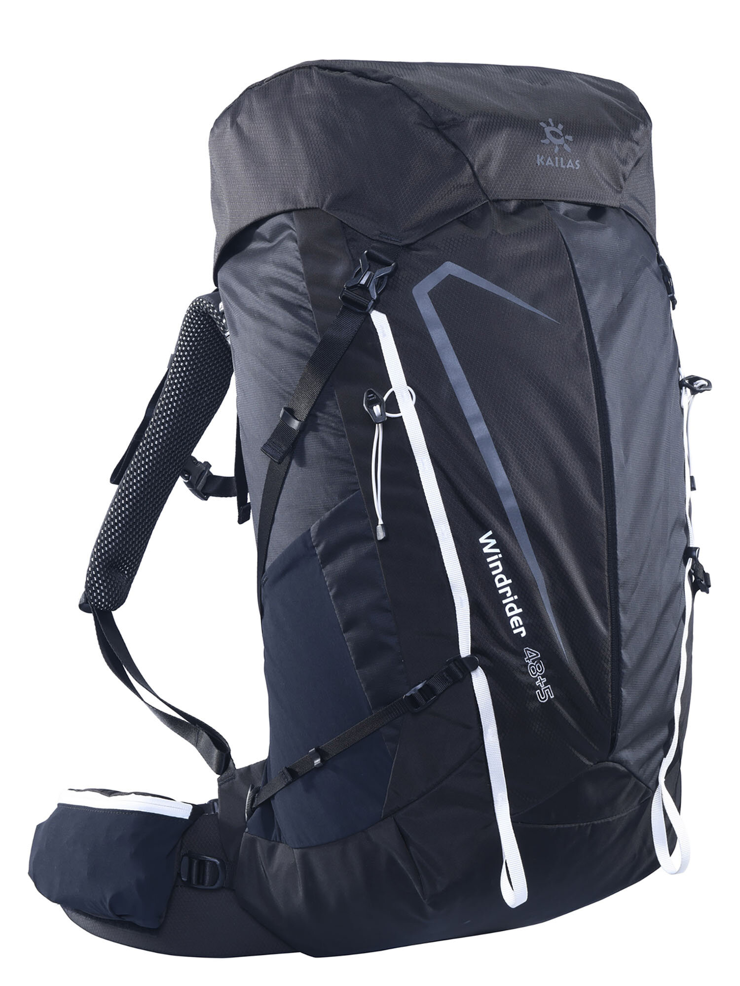 Рюкзак Kailas Windrider Lightweight Trekking Backpack 45L Silent Black (б/р 2)