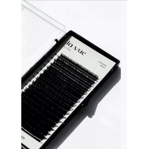 Черные ресницы LA VUE BLACK C 0.10 10 mm одна длина (16 линий) vue основные возможности
