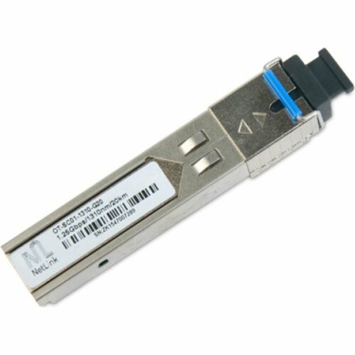 Модуль Netlink SFP-OT-SC01-1310-G-20km модуль sfp multico sfp 100a 20km