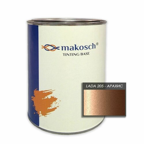 Автоэмаль алкидная Makosch Базовая эмаль Бежевая LADA Granta 205 - Арахис 800 мл 3600₽