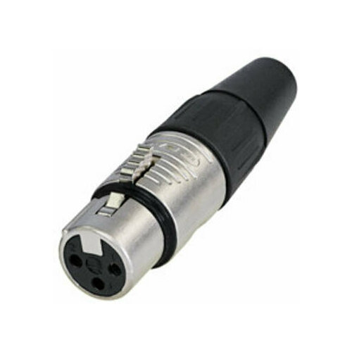 Rean RC3F кабельный разъем XLR female neutrik rean nys231ll кабельный разъем mini jack 3 5 мм 3 х контактный стерео m мета
