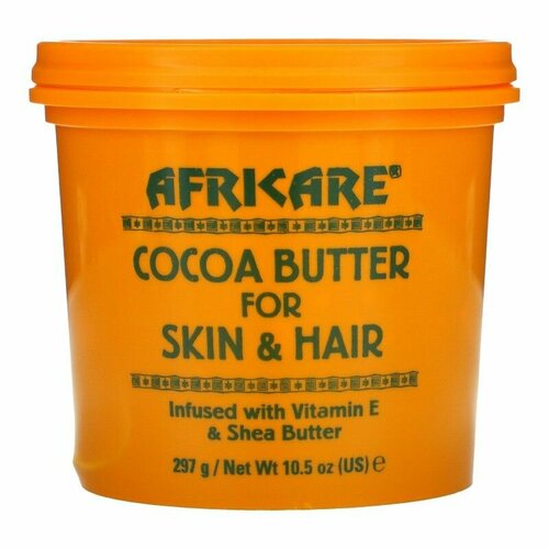 Cococare, Africare, какао-масло для кожи и волос, 297 г africare какао масло для кожи и волос 297 г 10 5 унции