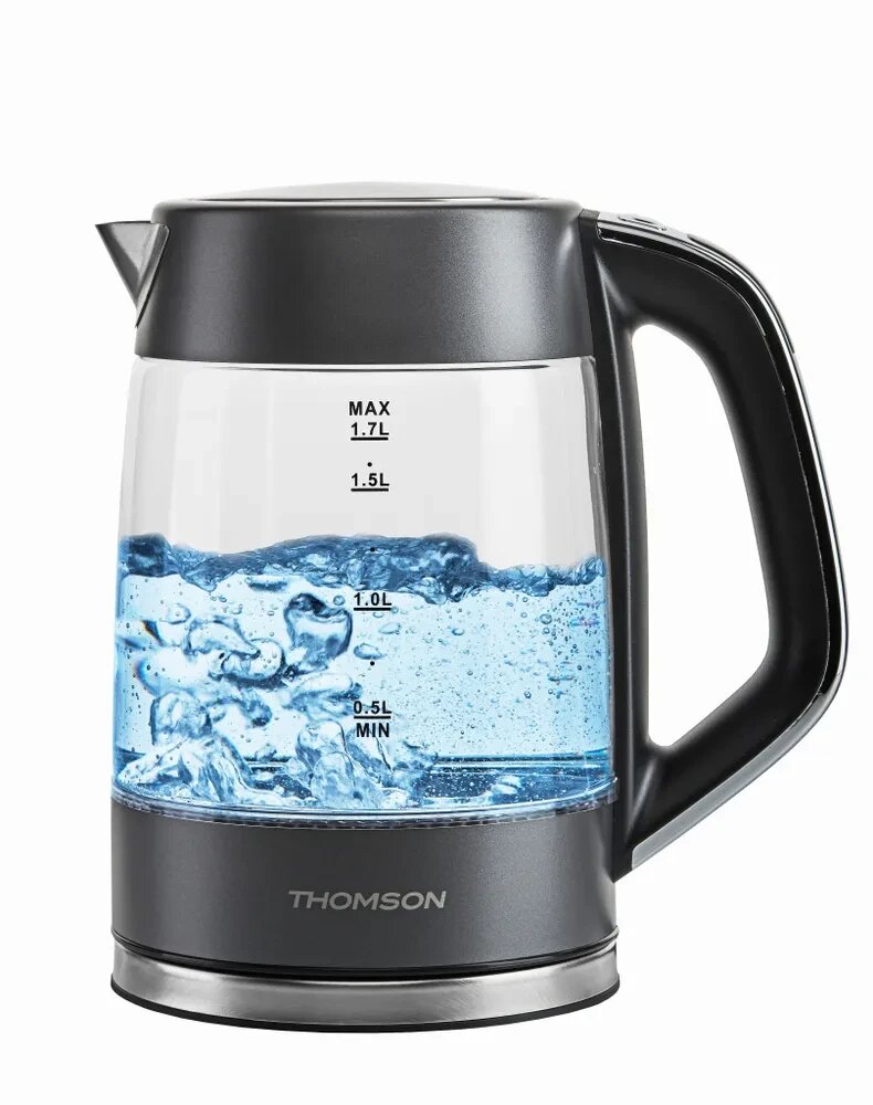 Чайник Thomson K20ES-2002 glass/gray