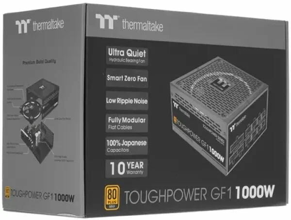 Блок питания Thermaltake GF1 TT Premium Edition 1000W черный