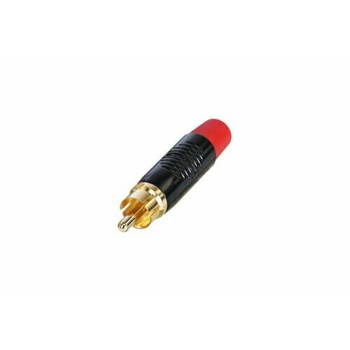 Разъем на кабель RCA папа, Rean RF2C-B-2 разъем rca папа aeco arp 4055