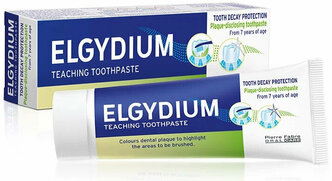 Зубная паста Elgydium (Эльгидиум) Plaque-disclosing для взрослых и детей 7+, 50 мл