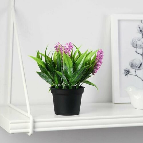 Растение искусственное в горшке Аллиум люкс 7х12см микс 595₽